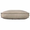 vidaXL Kussen Taupe 70 x 40 x 12 cm Oxford Stof