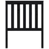 vidaXL Hoofdbord 81x6x101 cm massief grenenhout zwart