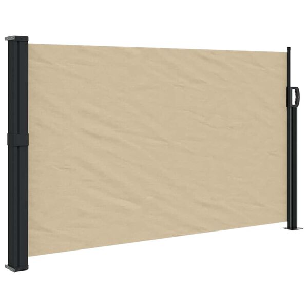 vidaXL Windscherm uittrekbaar 117x300 cm beige