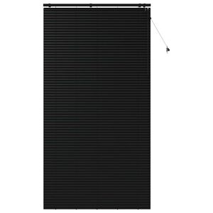 vidaXL Venetiaanse jaloezie Zwart 140 x 250 cm 35 mm