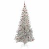 vidaXL Kerstboom met 300 LED met standaard Zilver 240 cm PET