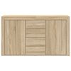 vidaXL Dressoir met lade Sonoma Eiken 120 x 36 x 69 cm Bewerkt hout