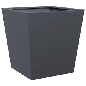 vidaXL Plantenbak 40x40x40 cm staal antracietkleurig