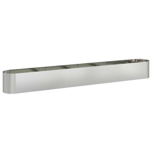 vidaXL Verhoogd Tuinbed Gegalvaniseerd staal 360 x 40 x 40 cm