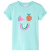 vidaXL Kindershirt 140 lichtmint