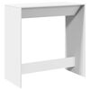 vidaXL Bartafel 102x50x103,5 cm bewerkt hout wit
