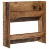 vidaXL Schoenenkast 60 x 18 x 60 cm Bewerkt hout Oudhout