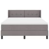 vidaXL Boxspringbed met matras Taupe 200 x 160 cm Polyester