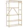 vidaXL Kledingrek met schappen 110x40x175 cm bamboe