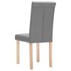 vidaXL Eetkamerstoelen 6 st stof lichtgrijs