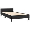 vidaXL Bedframe met hoofdbord kunstleer zwart 80x200 cm
