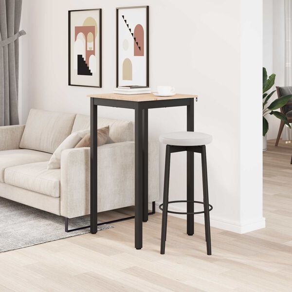 vidaXL Bartafel Naturel 110 x 55 x 105 cm Massief grenenhout