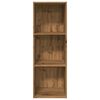 vidaXL Boekenkast 40x30x114 cm bewerkt hout artisanaal eikenkleurig