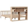 vidaXL Bed met boekenkast zonder matras massief grenenhout 140x190 cm
