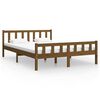 vidaXL Bedframe massief hout honingbruin 120x200 cm