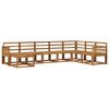 vidaXL Buiten bankenset 8 pcs Naturel Massief Acaciahout