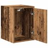 vidaXL Garage wandkasten 2 st bewerkt hout oud hout