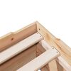 vidaXL Bedframe zonder matras stapelbaar 90x190 cm massief hout