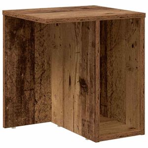 vidaXL Bijzettafel Oudhout 37 x 32 x 40 cm Bewerkt hout