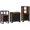 vidaXL Badkamermeubelset 3 st Multikleur en Zwart 55 x 35 x 60 cm