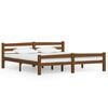 vidaXL Bedframe massief grenenhout honingbruin 180x200 cm