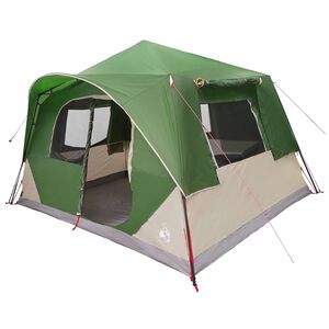 vidaXL Directe Tent 8-persoons Groen Polyester en staal