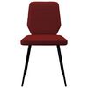 vidaXL Eetkamerstoelen 4 st stof wijnrood