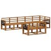vidaXL Buiten bankenset 8 pcs Naturel Massief Acaciahout