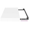 vidaXL Wandschappen zwevend 2 st 50x23x3,8 cm MDF wit