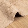 vidaXL Hoogpolig vloerkleed NAVARRA 60x100 cm polyester beige