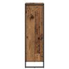 vidaXL Badkamer Kast met lade Oud Hout 40 x 30 x 100 cm Bewerkt hout