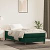 vidaXL Boxspring bed 90x200 cm fluweel donkergroen