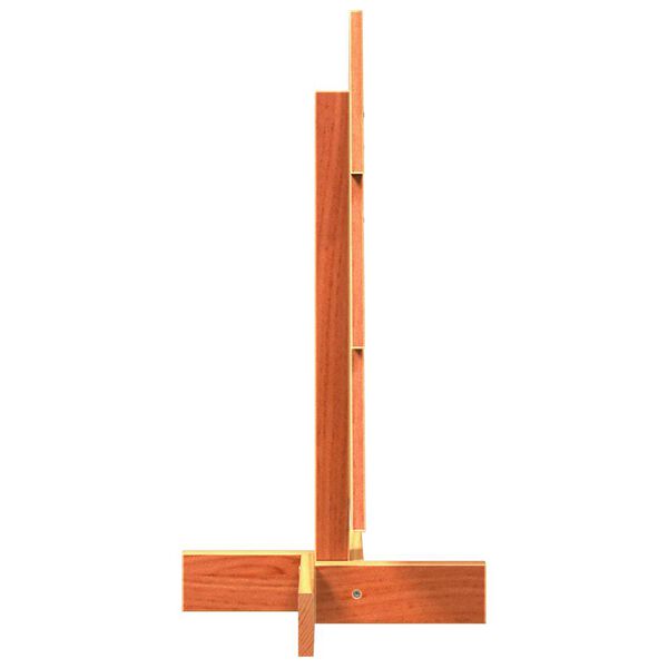 vidaXL Kerstdecoratie kerstboom 60 cm massief grenenhout wasbruin