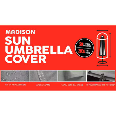 Madison Hoes voor staande parasol 165x25 cm grijs