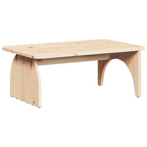 vidaXL Salontafel Naturel 80 x 50 x 31 cm Massief grenenhout