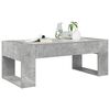 vidaXL Salontafel Beton Grijs 110 x 50 x 41 cm Bewerkt hout