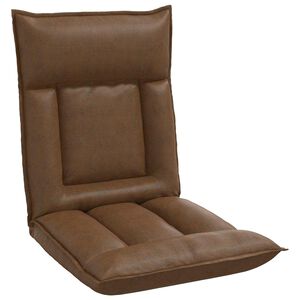 vidaXL Verstelbare vlo stoelen Bruin Stof