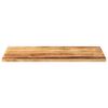 vidaXL Tafelblad rechthoekig 120x60x2,5 cm massief ruw mangohout