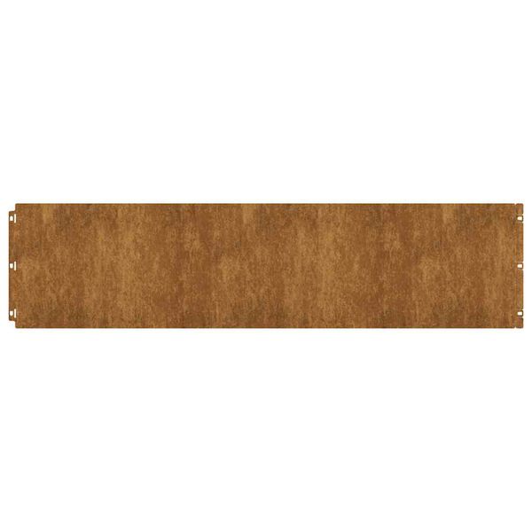 vidaXL Graskanten 20 st 25x103 cm flexibel weervast staal