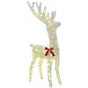 vidaXL 3D Kerst Rendier LOVIISA 140 LED's Warmwit 70 x 26 x 128 cm