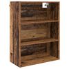 vidaXL Hoge kast met lade 2 pcs Oudhout Bewerkt hout