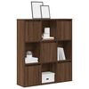 vidaXL Boekenkast 89x24x101,5 cm bewerkt hout bruin eikenkleurig