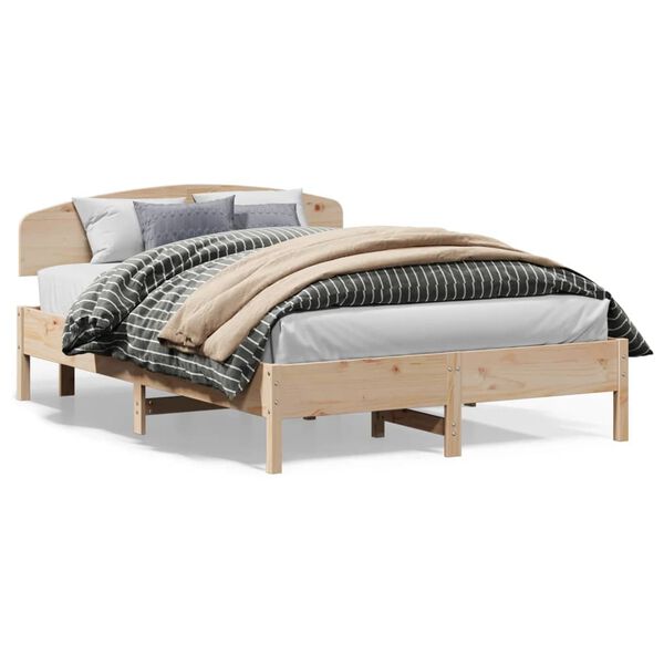 vidaXL Bedframe zonder matras massief grenenhout 120x200 cm