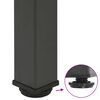 vidaXL Salontafelpoten 4 st 30-32 cm staal antraciet