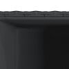 vidaXL Plantenbak 30x30x60 cm poly rattan zwart