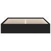 vidaXL Bedframe zwart 180x200 cm Super King Size