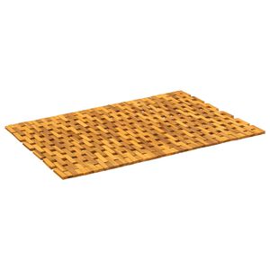 vidaXL Badmatten Naturel 65 x 100 cm Massief Acaciahout