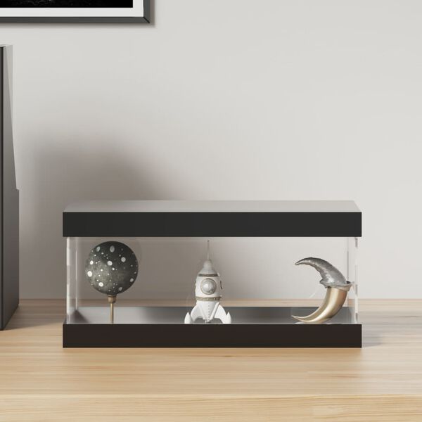 vidaXL Vitrine transparant 24x12x11 cm acryl