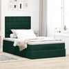 vidaXL Ottoman bed met matrassen en LED's 120x190cm fluweel