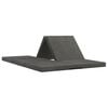 vidaXL Vouwbare Bankbed 140 x 67 x 15 cm Donkergrijs